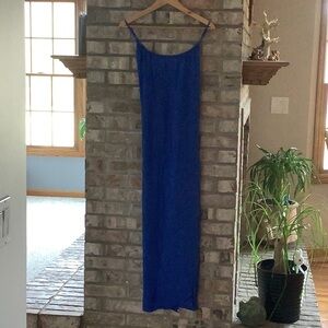 NWT Elegant Blue Maxi Swimsuit Coverup